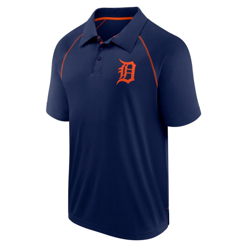 MLB Fanatics Detroit Tigers Strong Alone Raglan Polo