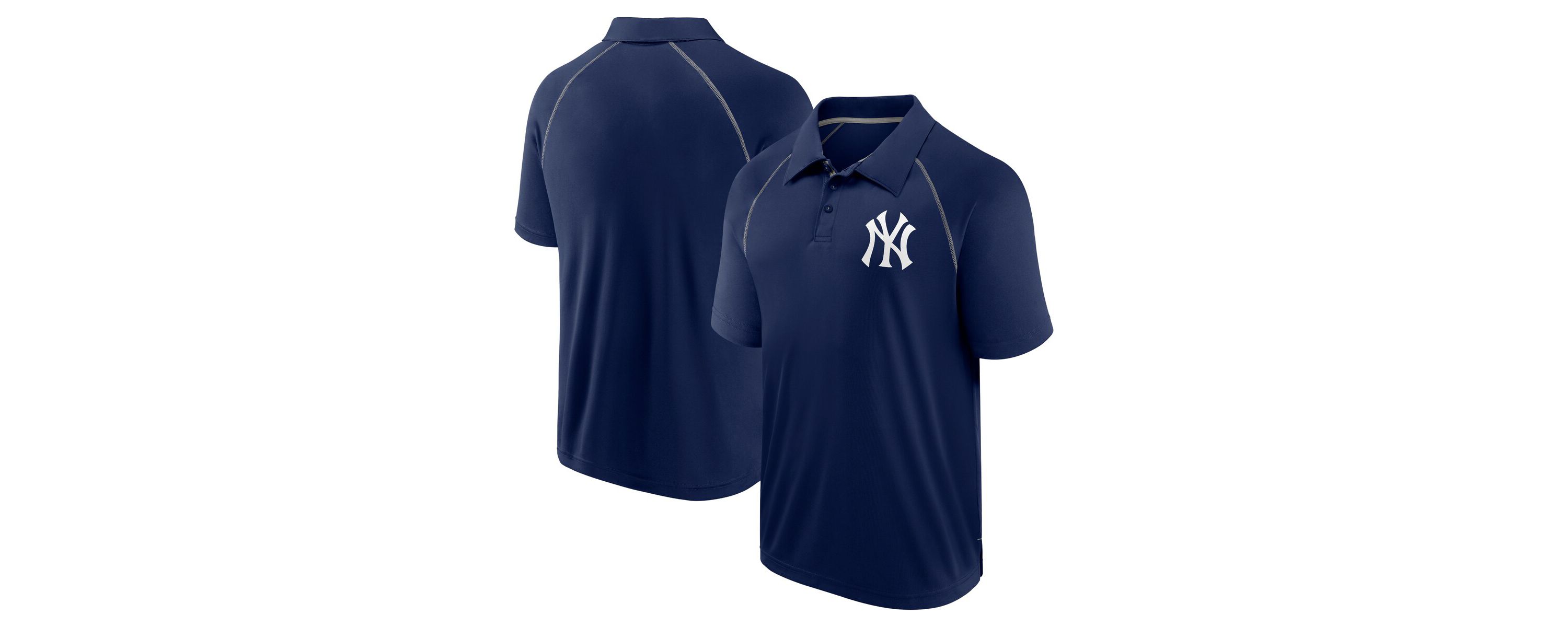 MLB Fanatics New York Yankees Strong Alone Raglan Polo