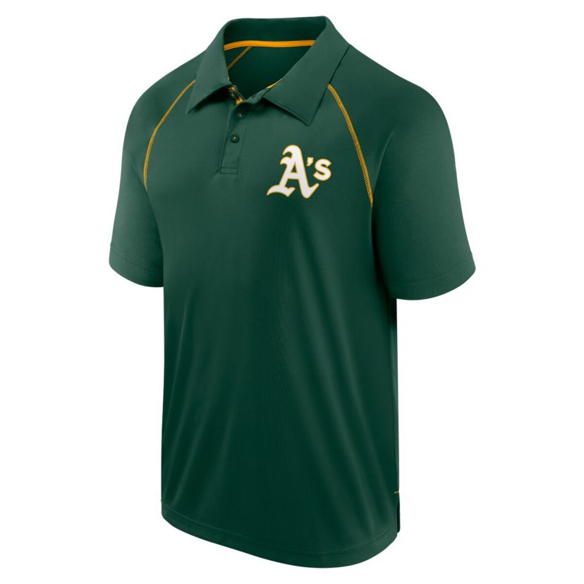 Oakland Athletics MLB Fanatics Athletics Strong Alone Raglan Polo
