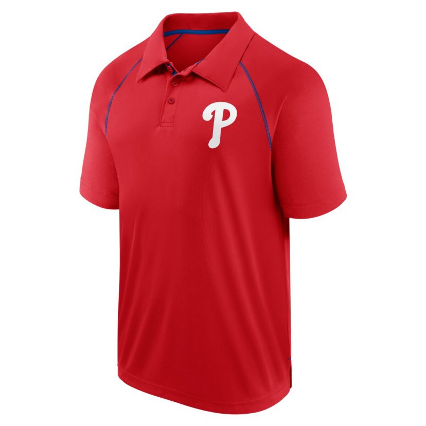 MLB Fanatics Philadelphia Phillies Strong Alone Raglan Polo