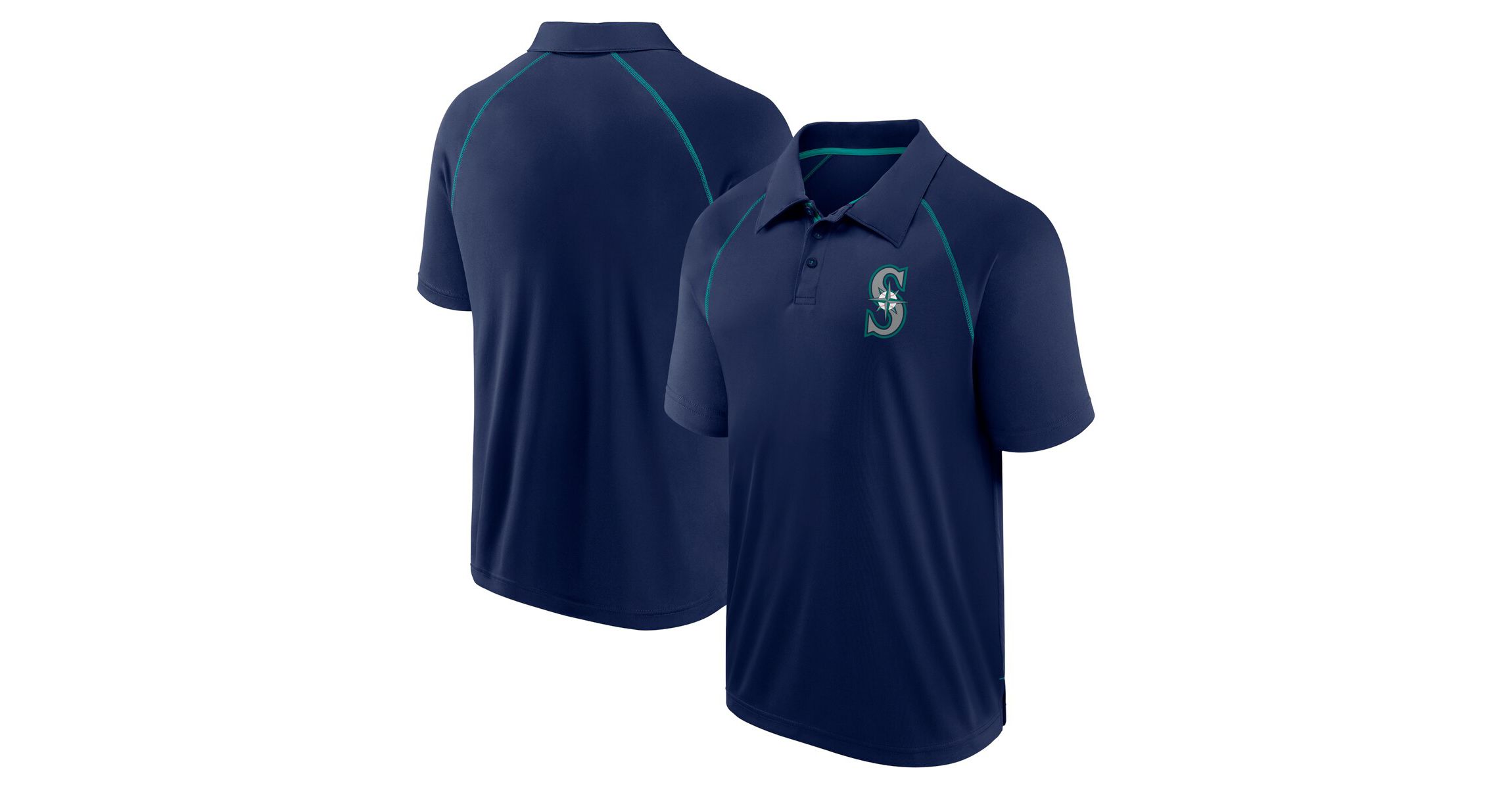 MLB Fanatics Seattle Mariners Strong Alone Raglan Polo