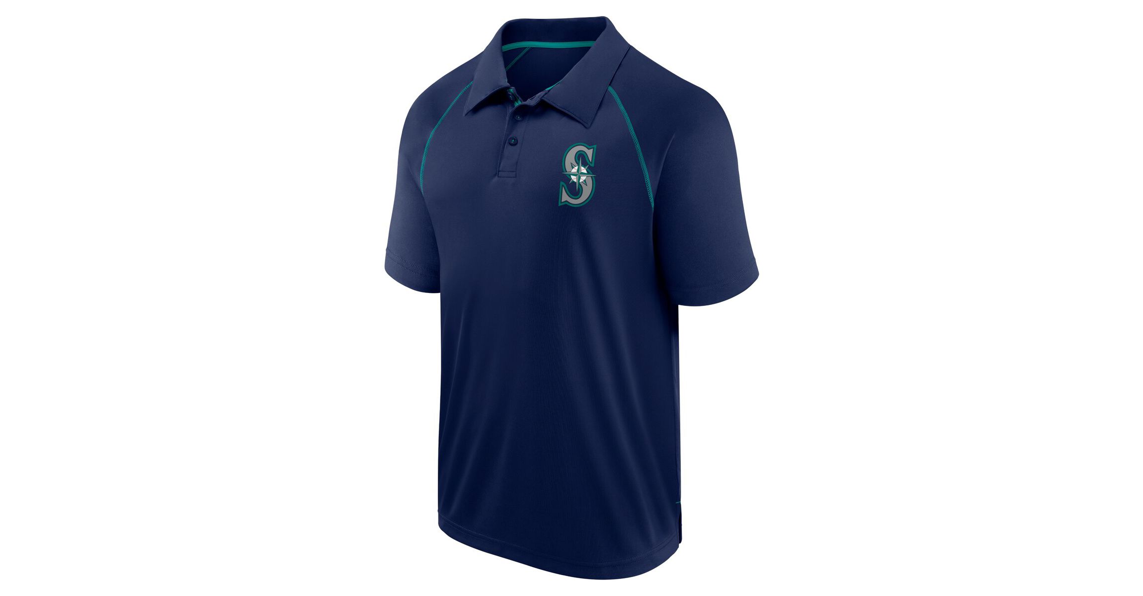 MLB Fanatics Seattle Mariners Strong Alone Raglan Polo
