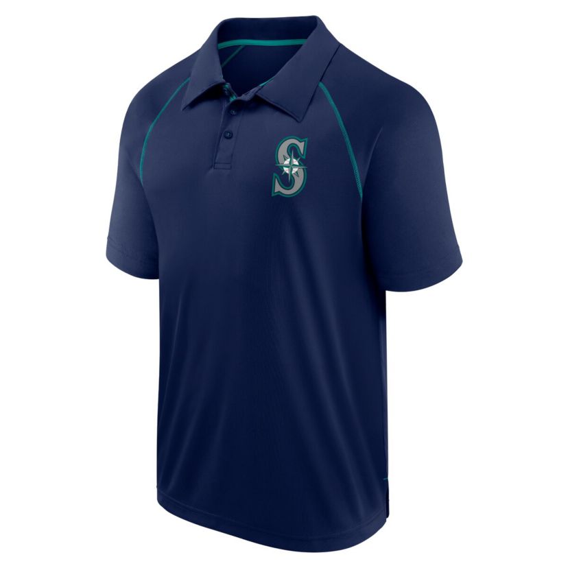 MLB Fanatics Seattle Mariners Strong Alone Raglan Polo