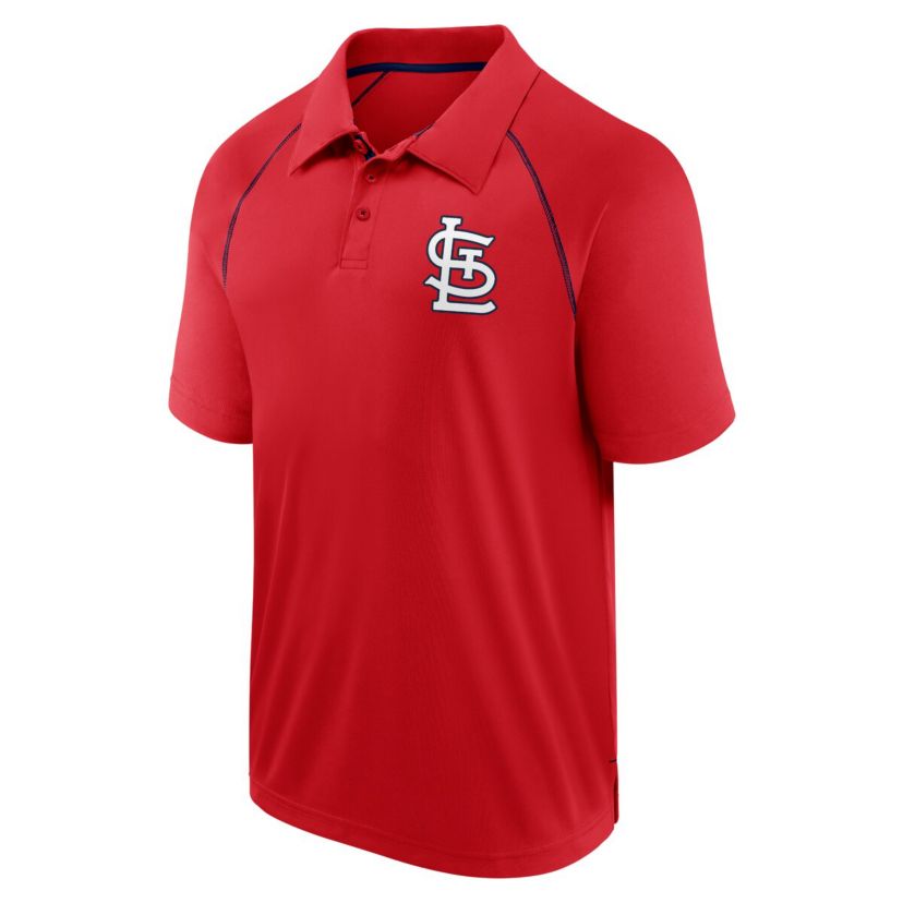 MLB Fanatics St. Louis Cardinals Strong Alone Raglan Polo
