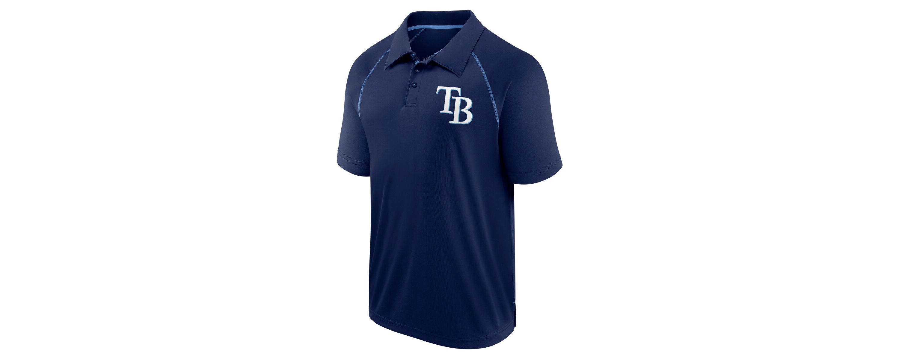 MLB Fanatics Tampa Bay Rays Strong Alone Raglan Polo