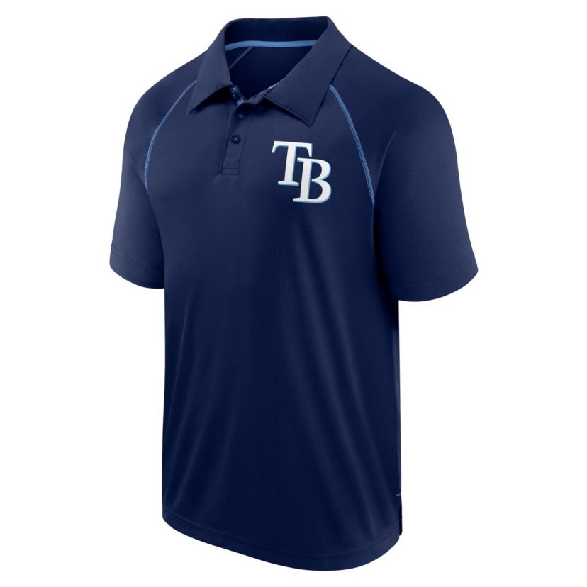MLB Fanatics Tampa Bay Rays Strong Alone Raglan Polo