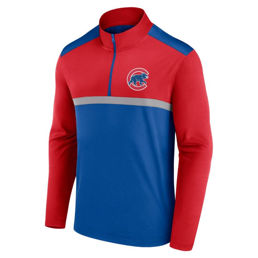 MLB Fanatics Chicago Cubs Unstoppable Quarter-Zip Top
