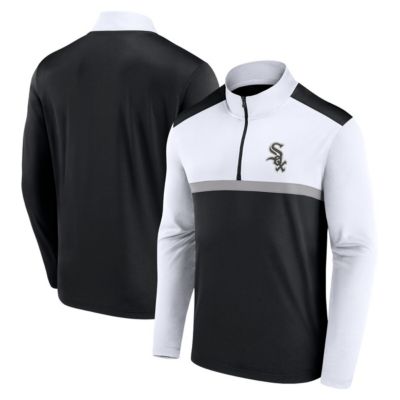 Men's Chicago White Sox MLB Fanatics Chicago Sox Unstoppable Quarter-Zip Top, Black, Small