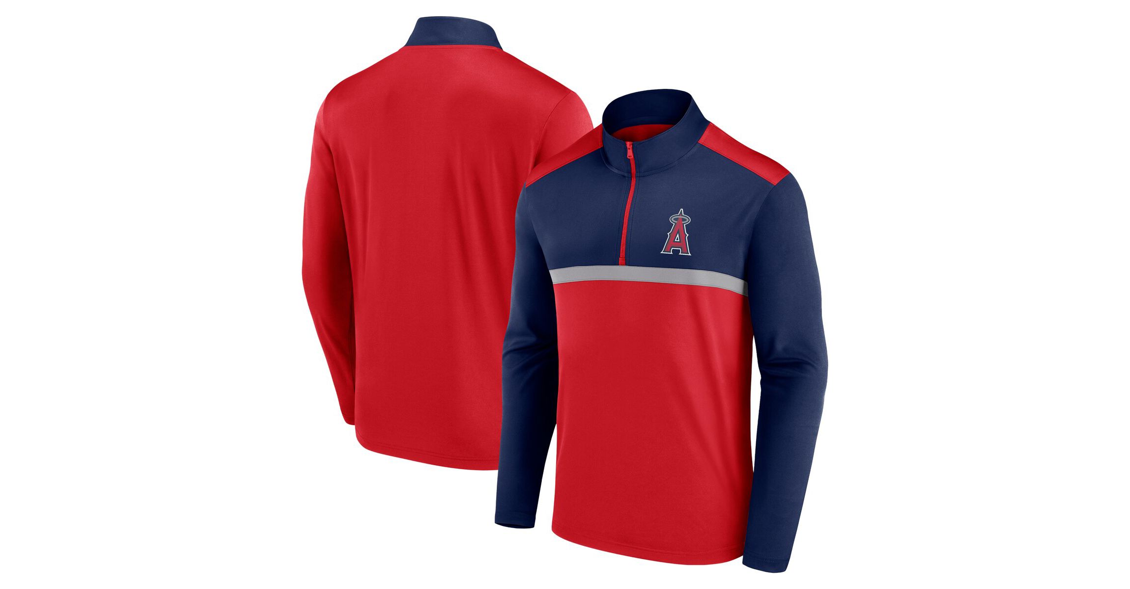 MLB Fanatics Los Angeles Angels Unstoppable Quarter-Zip Top