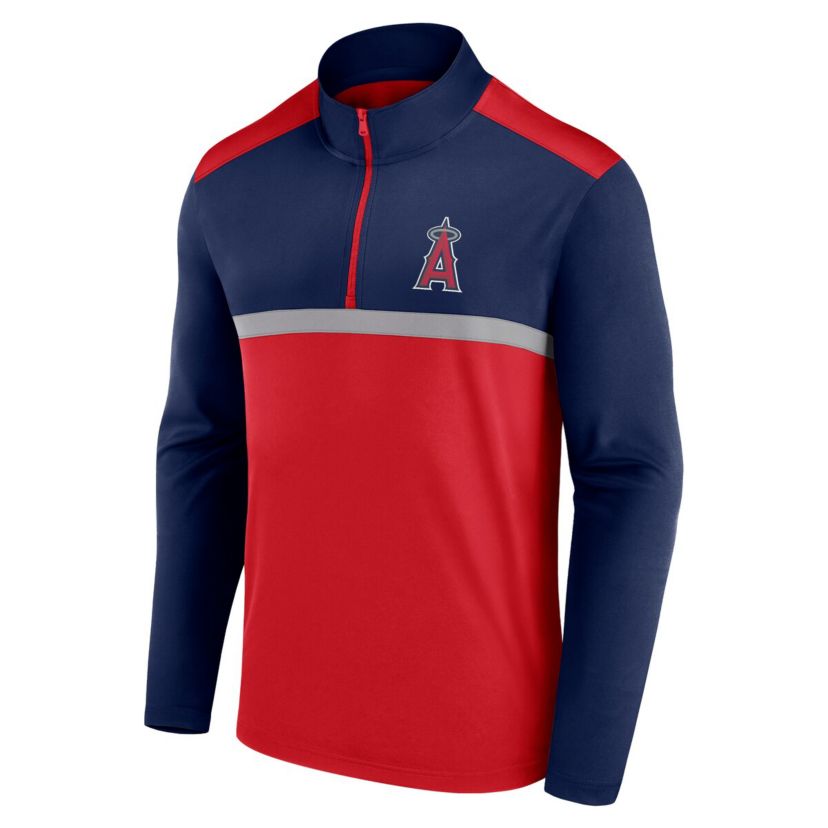 MLB Fanatics Los Angeles Angels Unstoppable Quarter-Zip Top