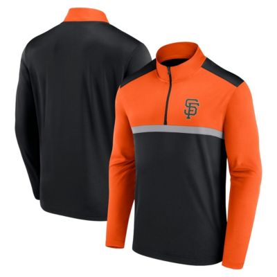 Men's MLB Fanatics San Francisco Giants Unstoppable Quarter-Zip Top, Black, Small
