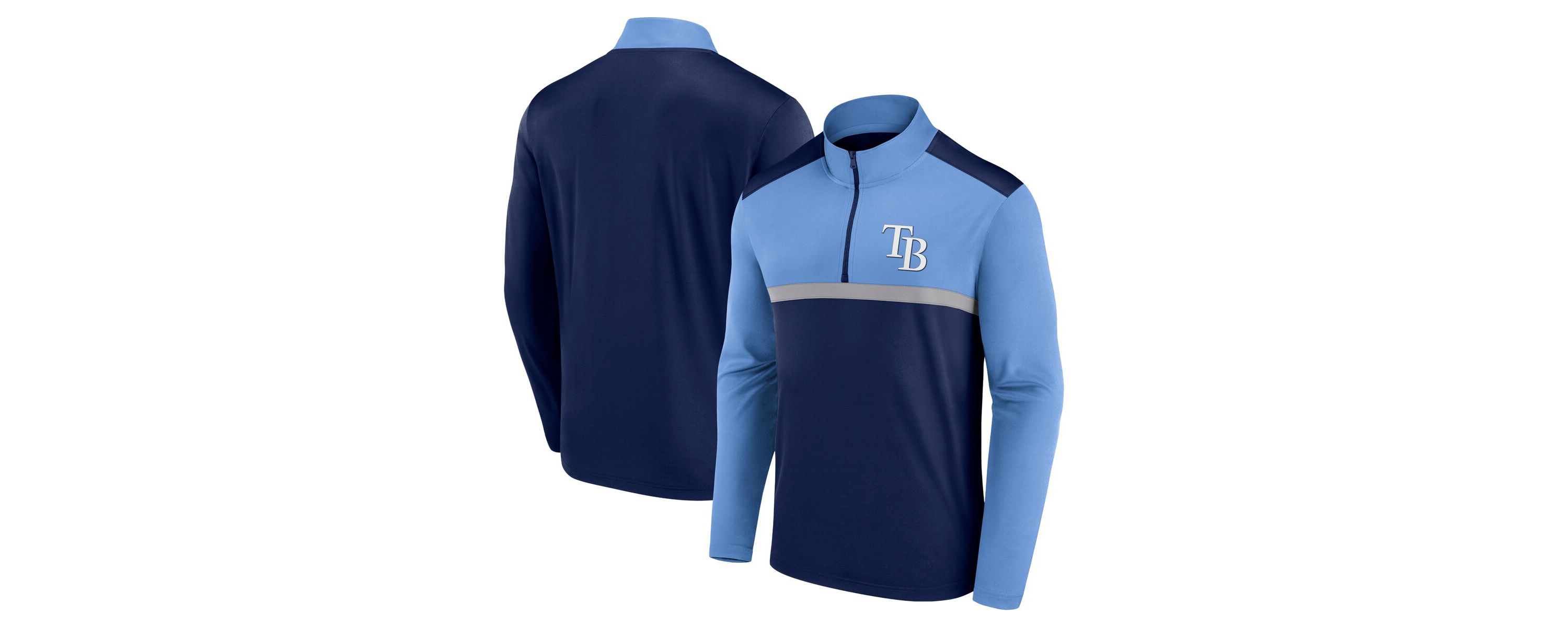 MLB Fanatics Tampa Bay Rays Unstoppable Quarter-Zip Top