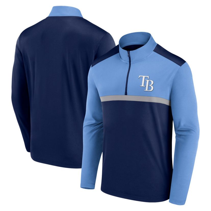 MLB Fanatics Tampa Bay Rays Unstoppable Quarter-Zip Top