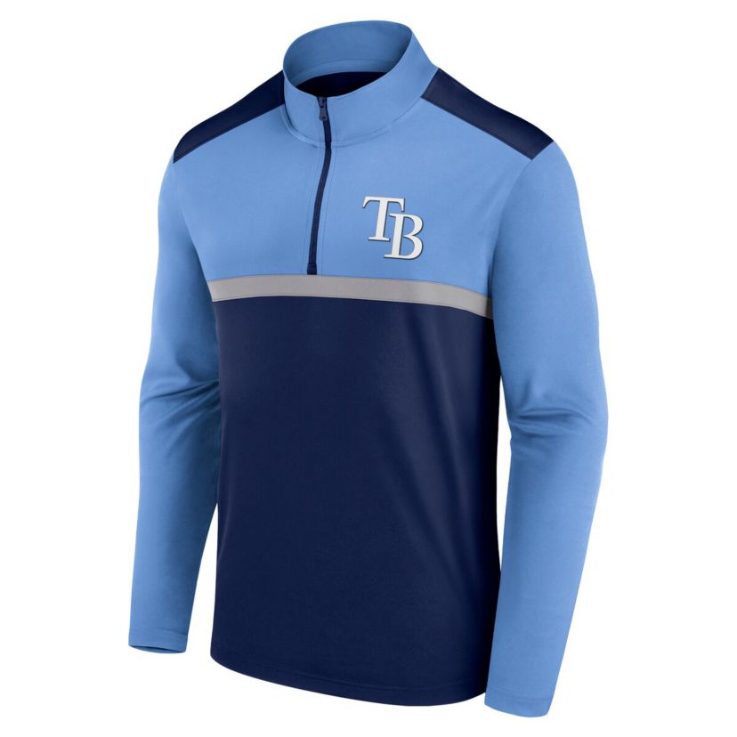 MLB Fanatics Tampa Bay Rays Unstoppable Quarter-Zip Top