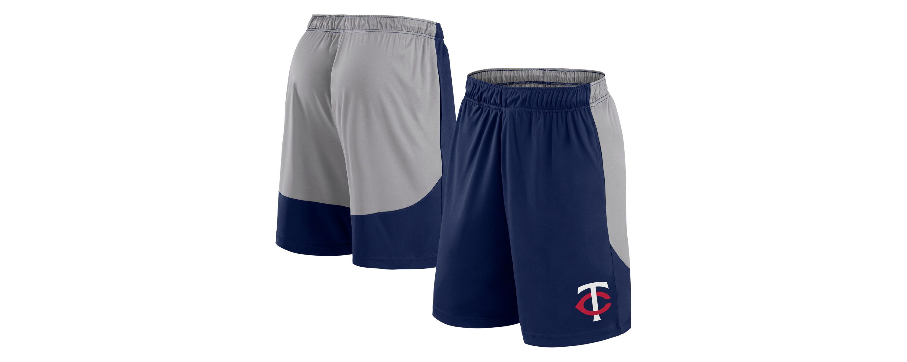 MLB Fanatics Navy/Gray Minnesota Twins Go Hard Shorts