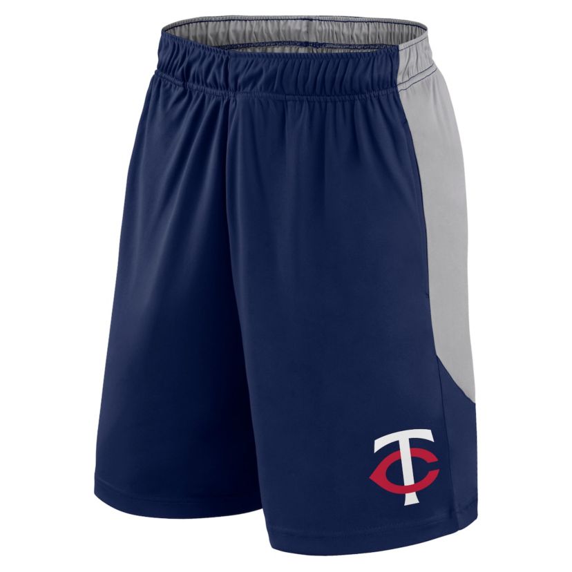 MLB Fanatics Navy/Gray Minnesota Twins Go Hard Shorts
