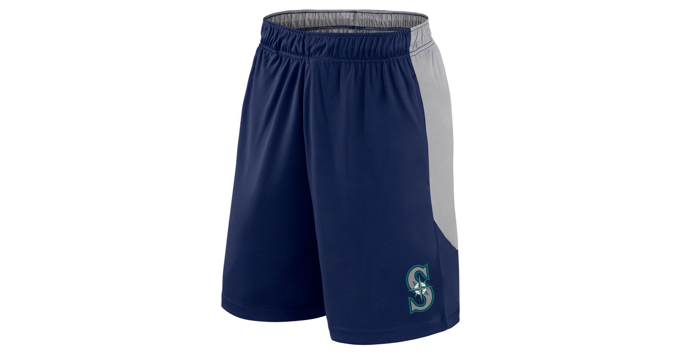 MLB Fanatics Navy/Gray Seattle Mariners Go Hard Shorts