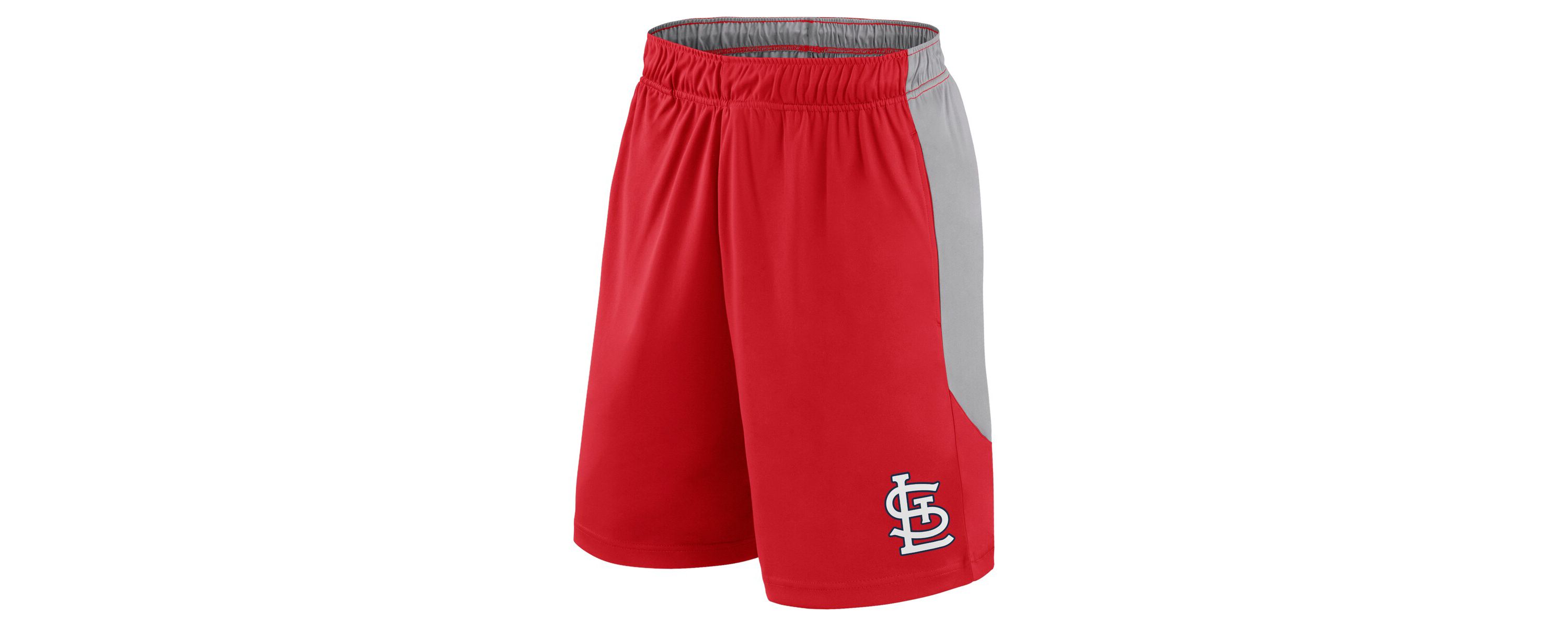 MLB Fanatics Red/Gray St. Louis Cardinals Go Hard Shorts