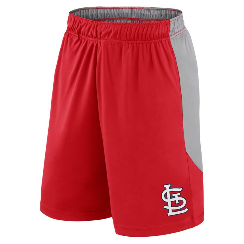 MLB Fanatics Red/Gray St. Louis Cardinals Go Hard Shorts