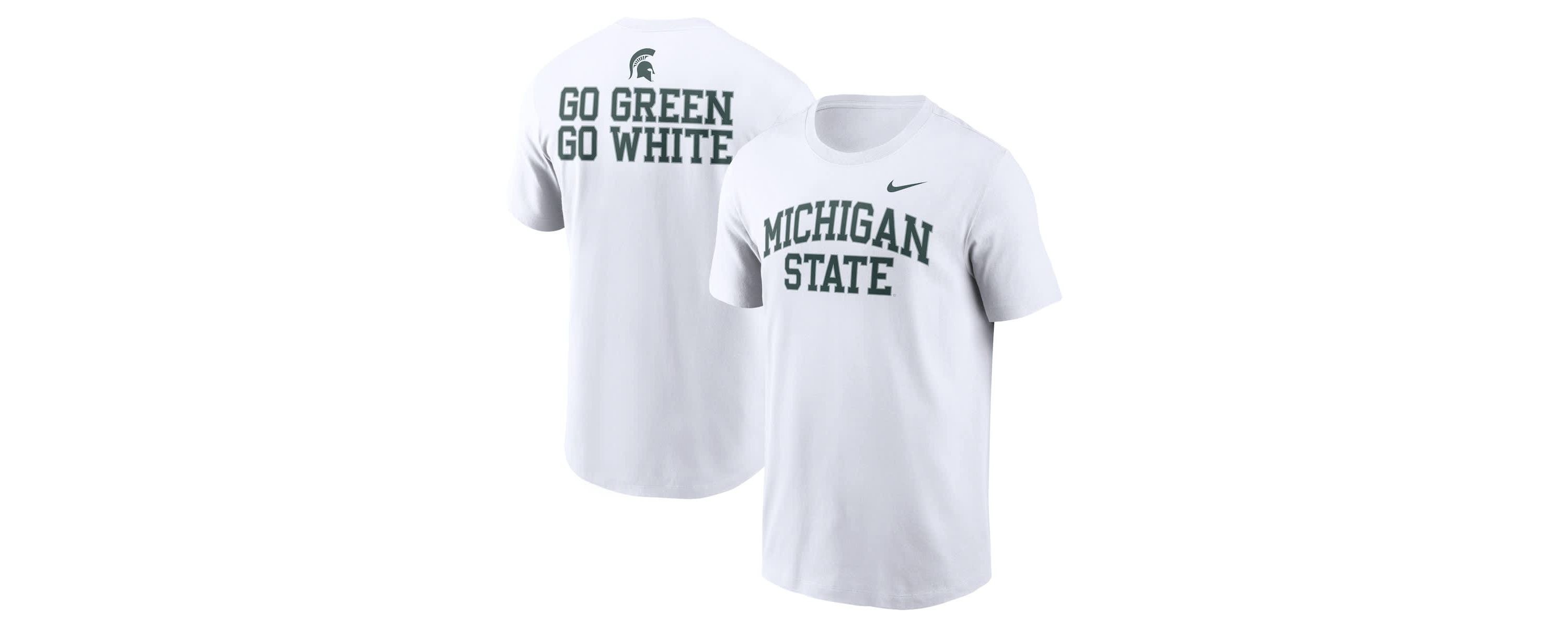 NCAA Nike Michigan State Spartans Blitz 2-Hit T-Shirt