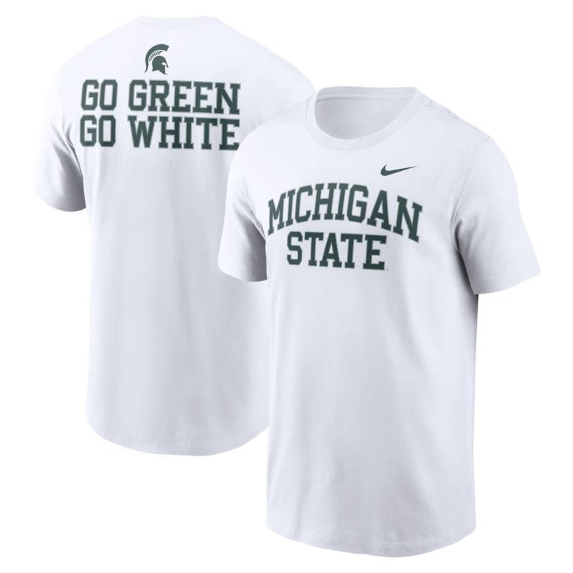 NCAA Nike Michigan State Spartans Blitz 2-Hit T-Shirt