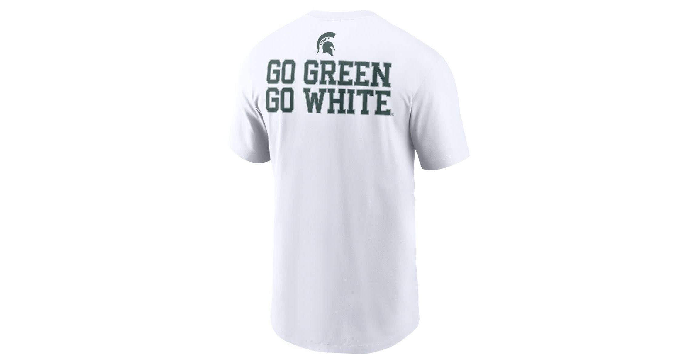 NCAA Nike Michigan State Spartans Blitz 2-Hit T-Shirt
