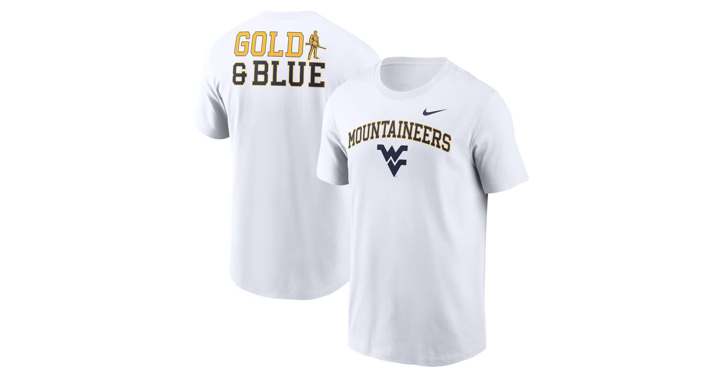 NCAA Nike West Virginia Mountaineers Blitz 2-Hit T-Shirt