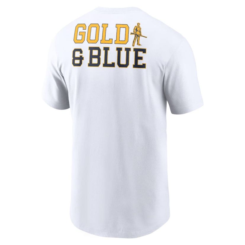 NCAA Nike West Virginia Mountaineers Blitz 2-Hit T-Shirt