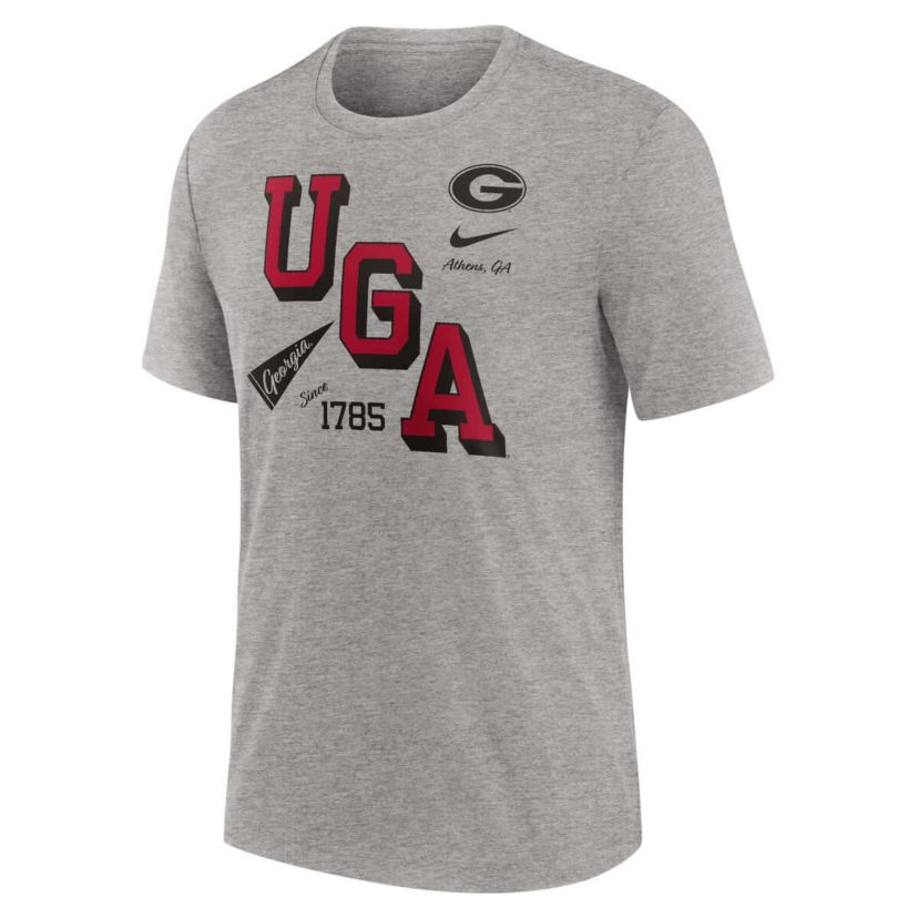 NCAA Nike Georgia Bulldogs Blitz Roll Call Tri-Blend T-Shirt