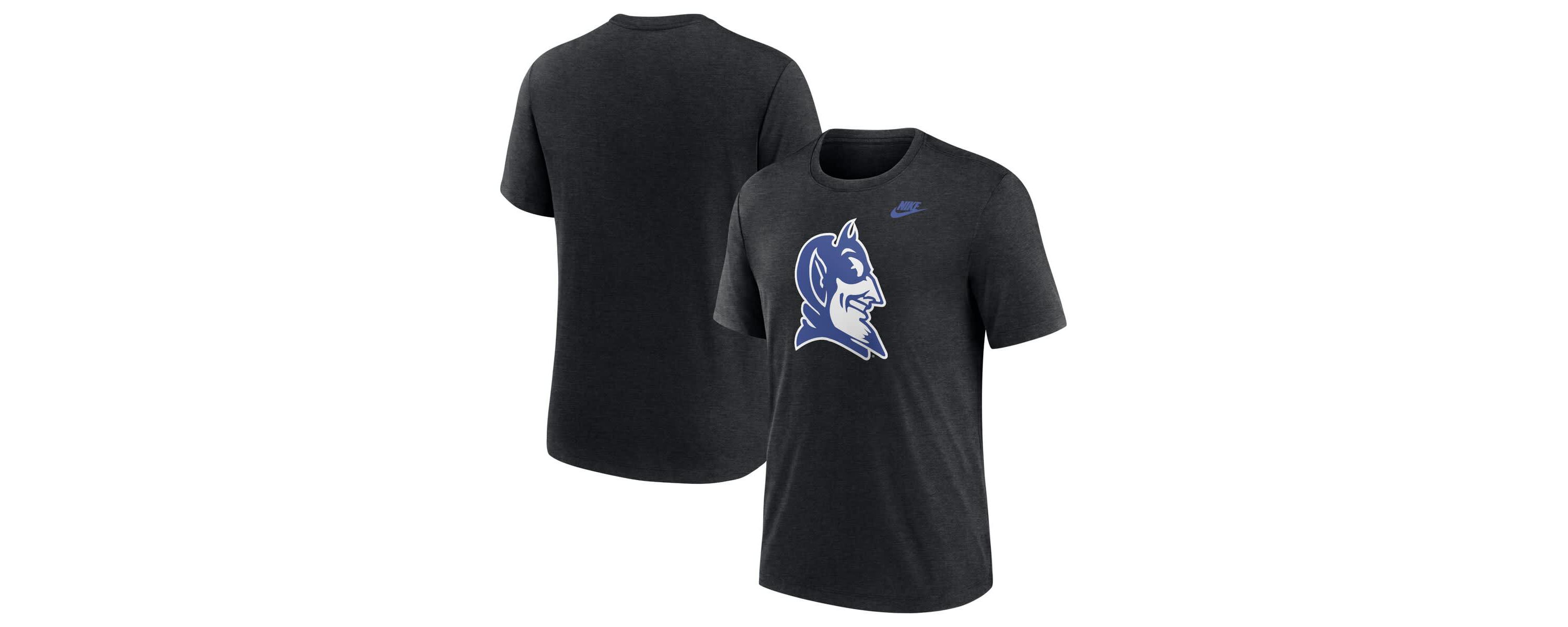 Duke Blue Devils NCAA Nike Duke Devils Blitz Legacy Primary Tri-Blend T-Shirt