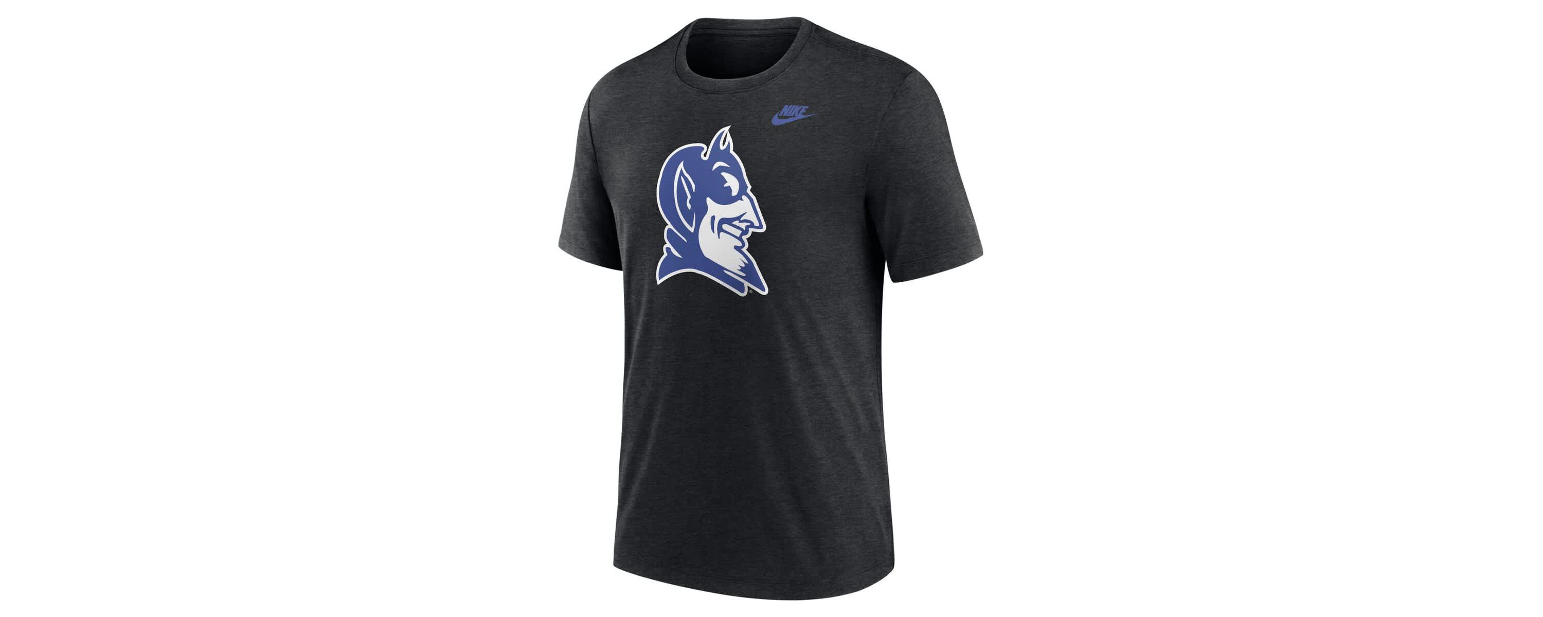 Duke Blue Devils NCAA Nike Duke Devils Blitz Legacy Primary Tri-Blend T-Shirt