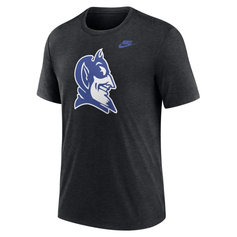 Duke Blue Devils NCAA Nike Duke Devils Blitz Legacy Primary Tri-Blend T-Shirt