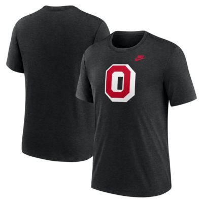 Men's NCAA Nike Ohio State Buckeyes Blitz Legacy Primary Tri-Blend T-Shirt, Black, 2XL
