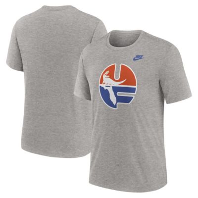 Men's NCAA Nike Florida Gators Blitz Legacy Primary Tri-Blend T-Shirt, Gray, XL