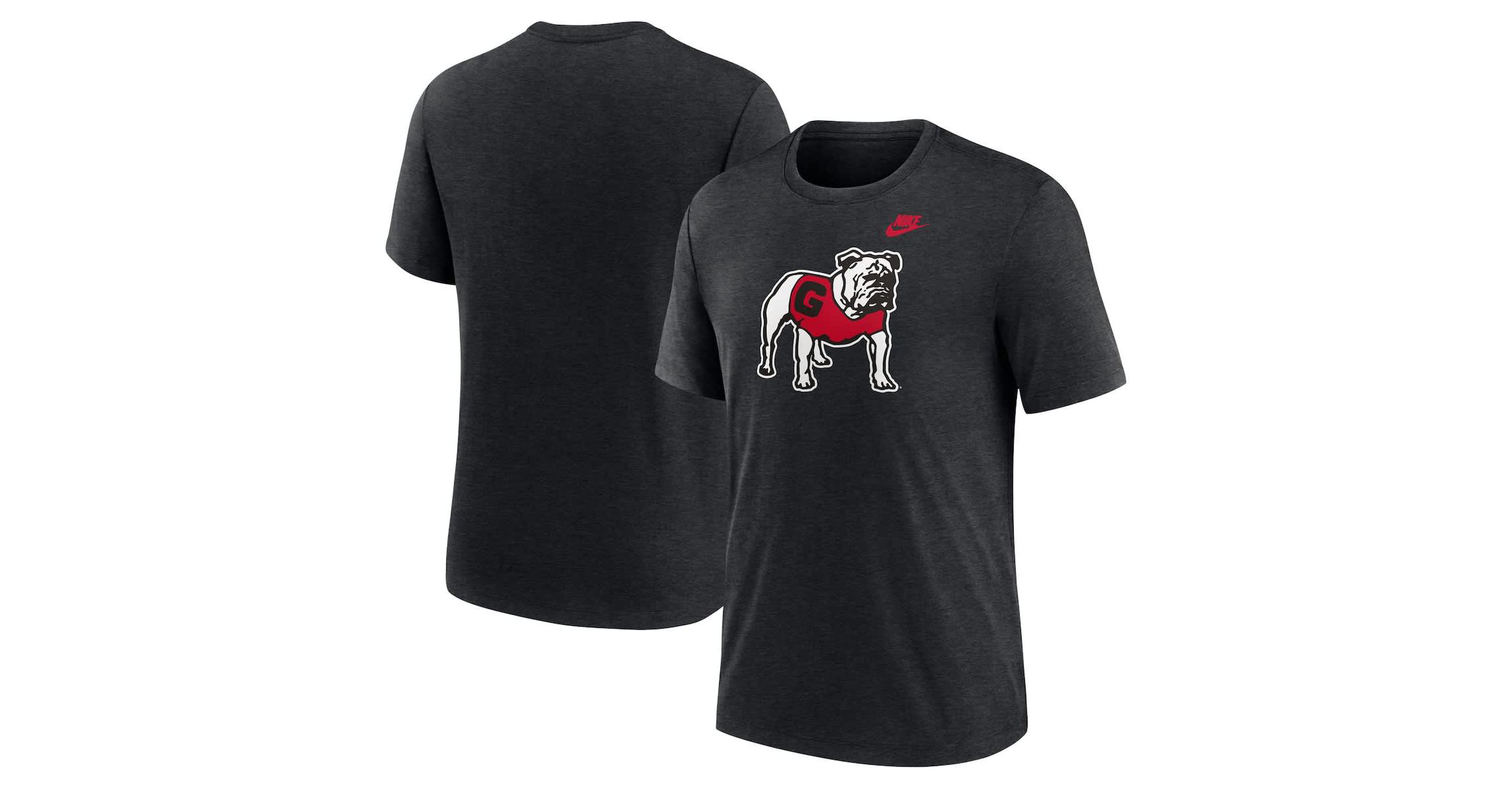 NCAA Nike Georgia Bulldogs Blitz Legacy Primary Tri-Blend T-Shirt