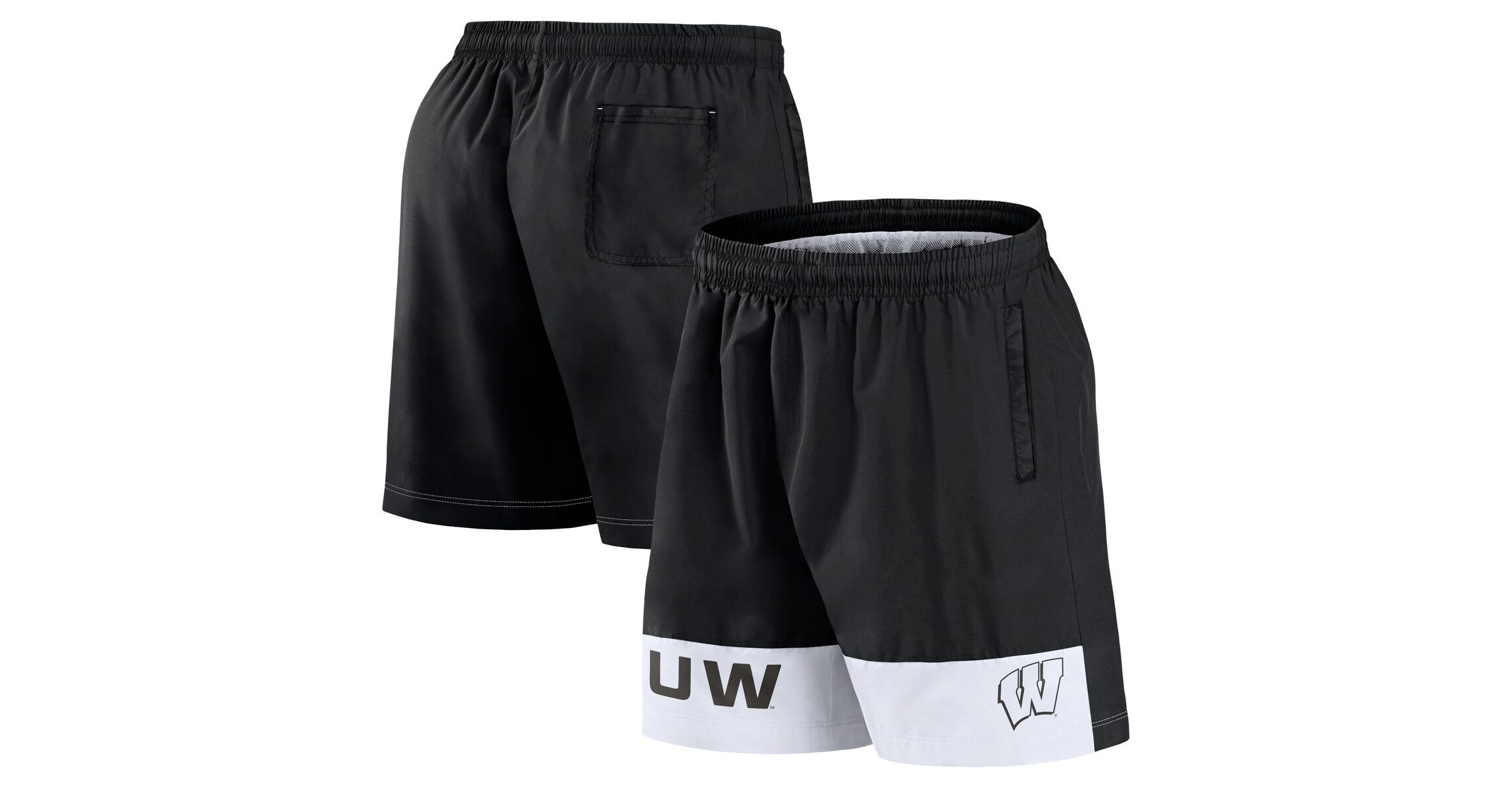 NCAA Fanatics Wisconsin Badgers Elements Intensity Woven Shorts