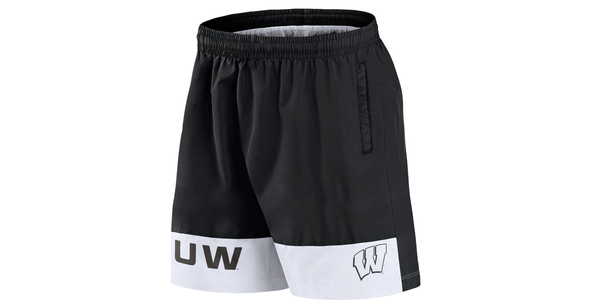 NCAA Fanatics Wisconsin Badgers Elements Intensity Woven Shorts