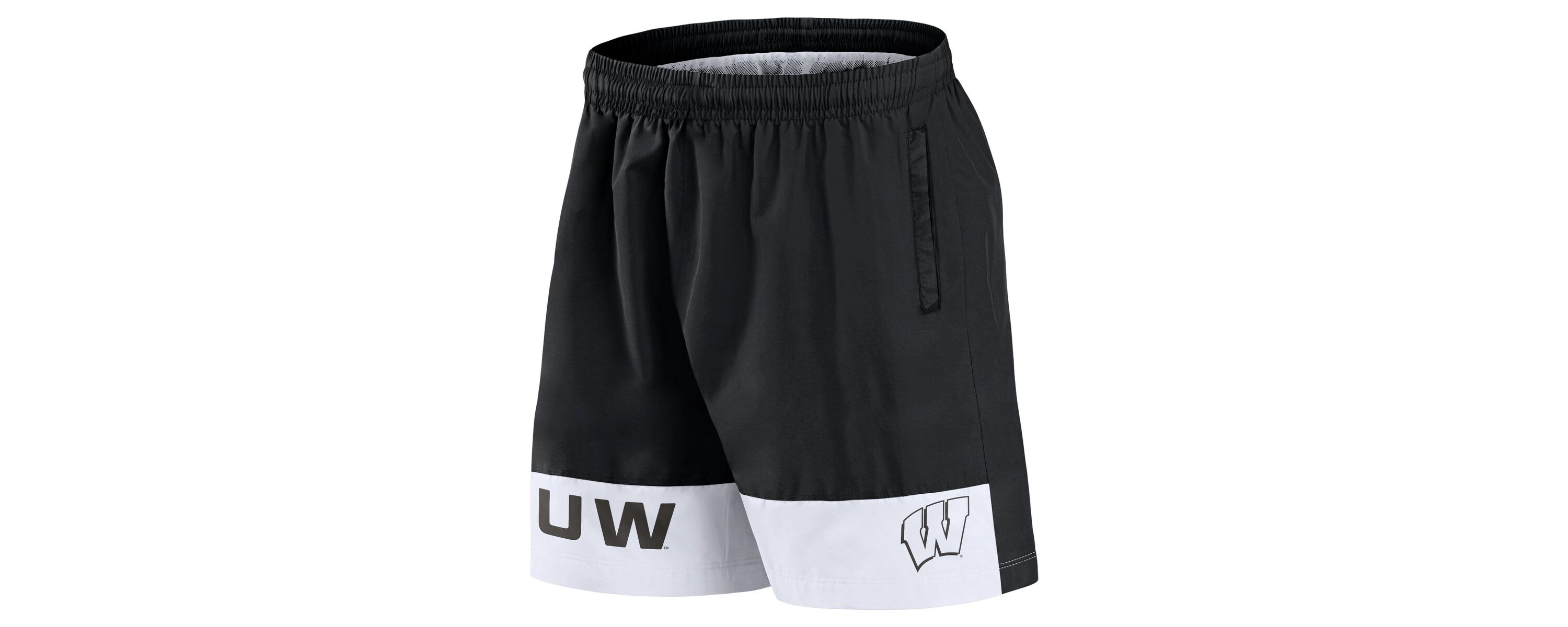 NCAA Fanatics Wisconsin Badgers Elements Intensity Woven Shorts