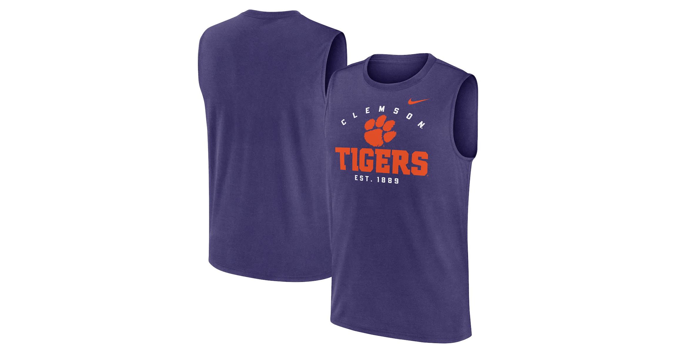 NCAA Nike Clemson Tigers Primetime Legend Dri-FIT Muscle Tank Top