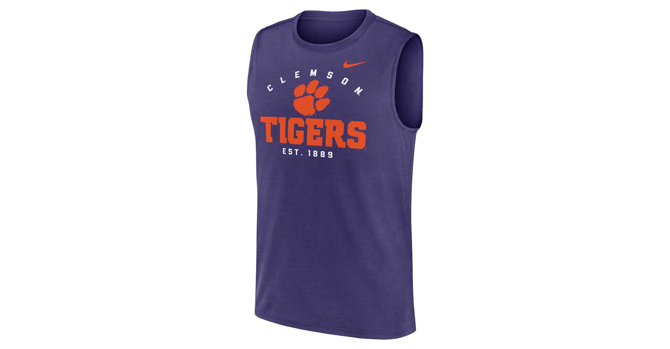 NCAA Nike Clemson Tigers Primetime Legend Dri-FIT Muscle Tank Top