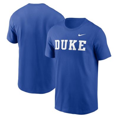 Men's Duke Blue Devils NCAA Nike Duke Devils Primetime Wordmark T-Shirt, 2XL