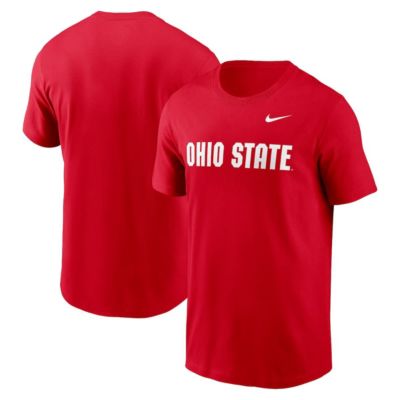 Men's NCAA Nike Ohio State Buckeyes Primetime Wordmark T-Shirt, XL