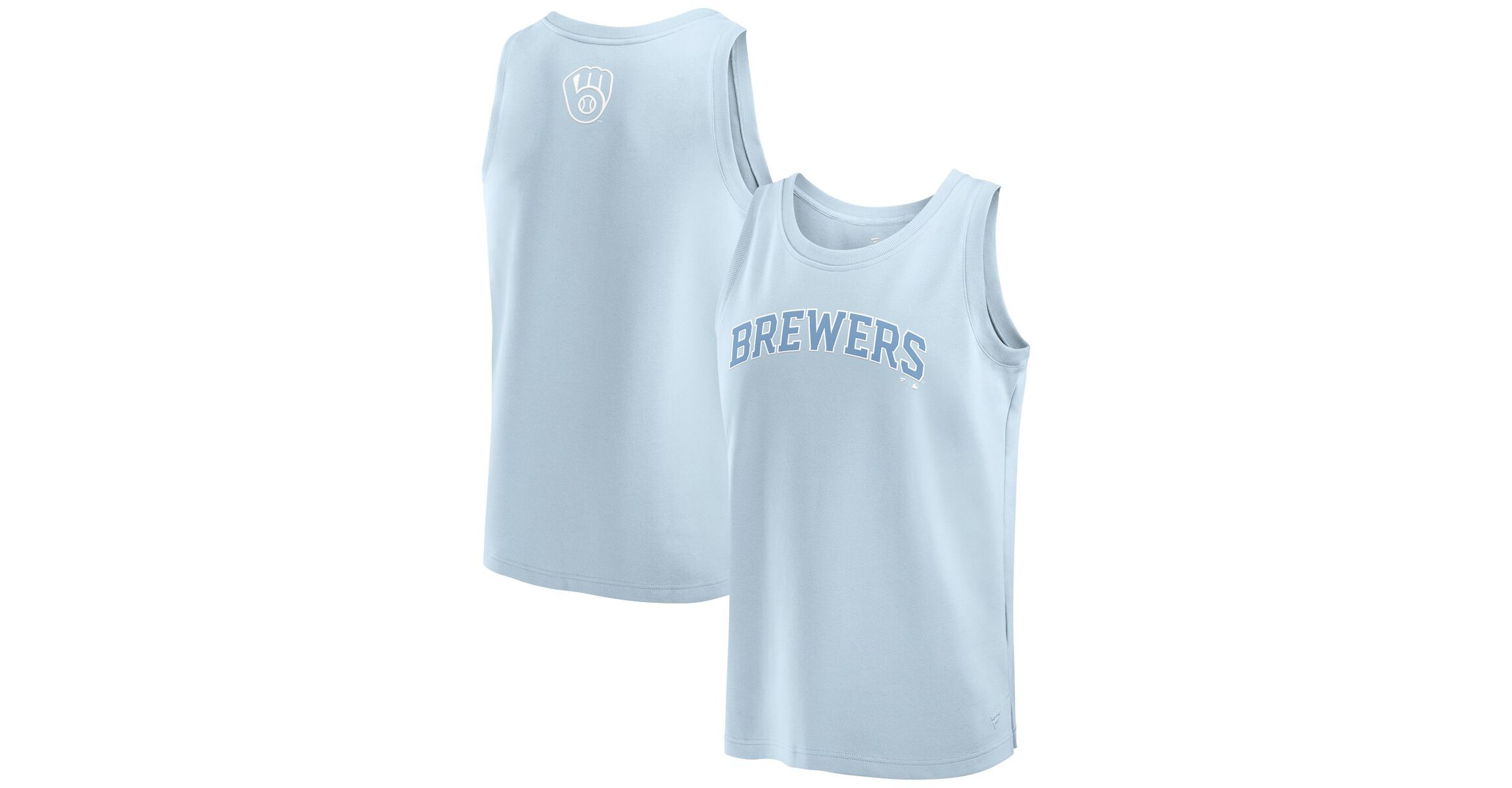 MLB Fanatics Light Milwaukee Brewers Elements Tank Top