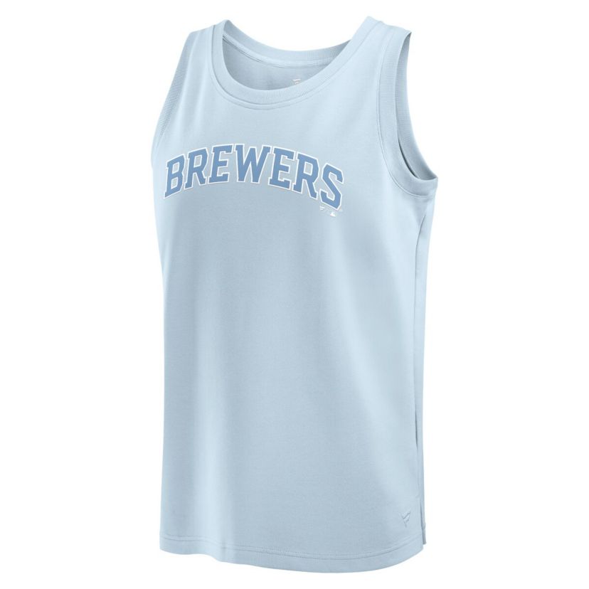 MLB Fanatics Light Milwaukee Brewers Elements Tank Top