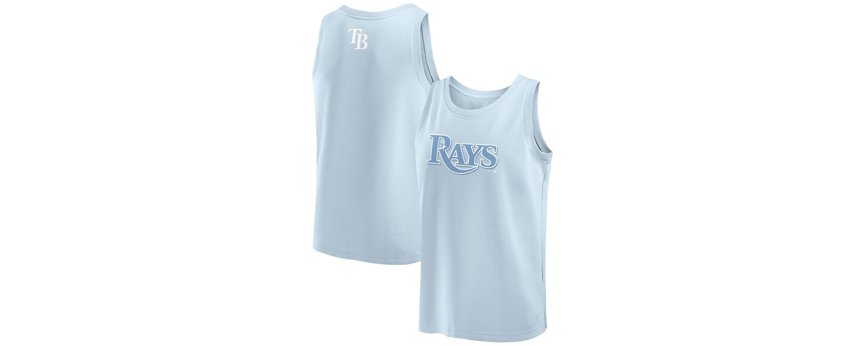 MLB Fanatics Light Tampa Bay Rays Elements Tank Top