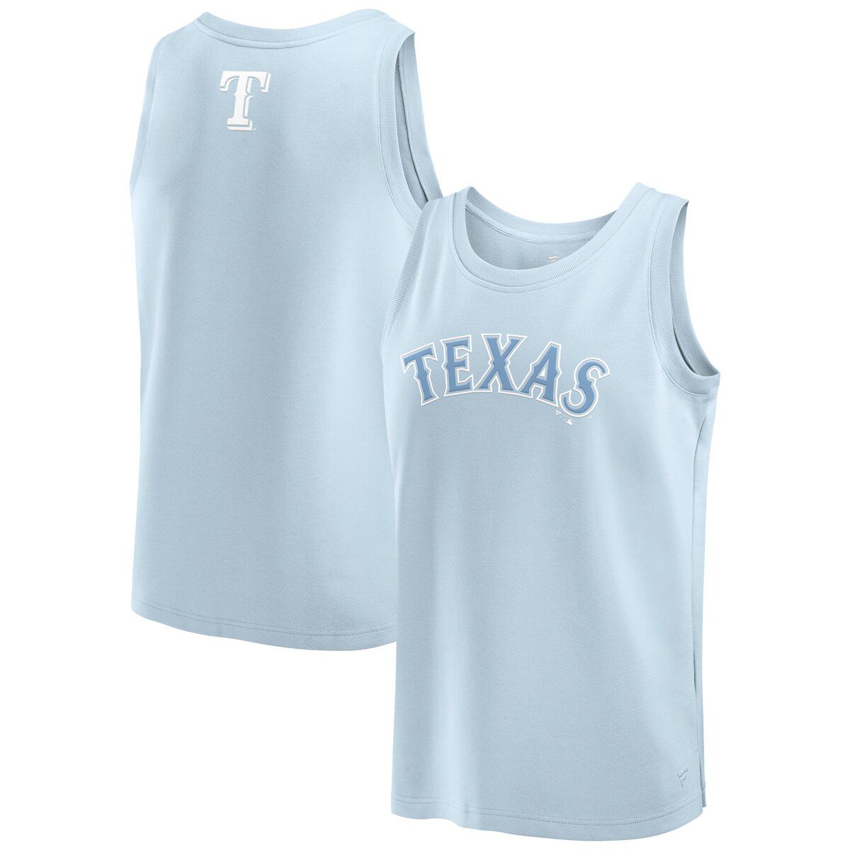 MLB Fanatics Light Texas Rangers Elements Tank Top