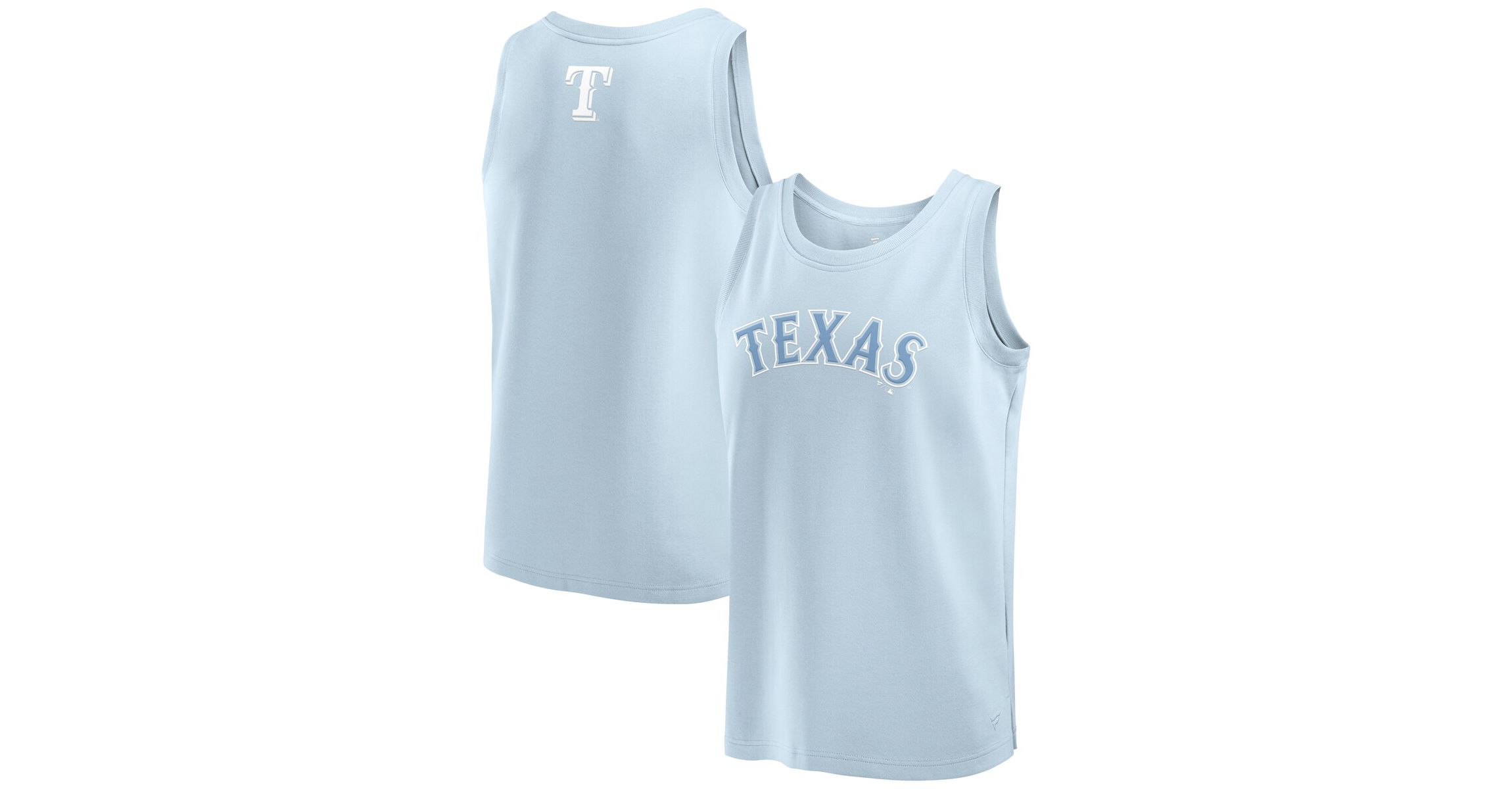 MLB Fanatics Light Texas Rangers Elements Tank Top