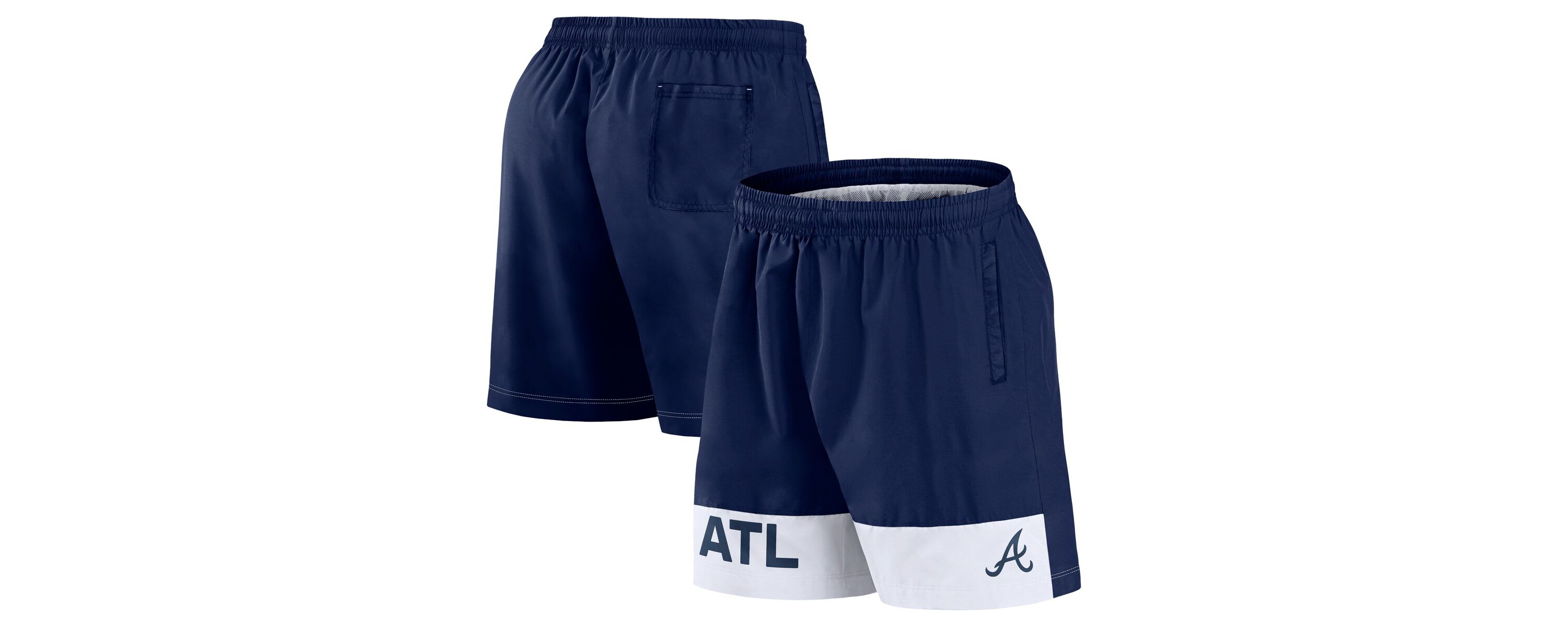 MLB Fanatics Atlanta Braves Elements Swim Shorts