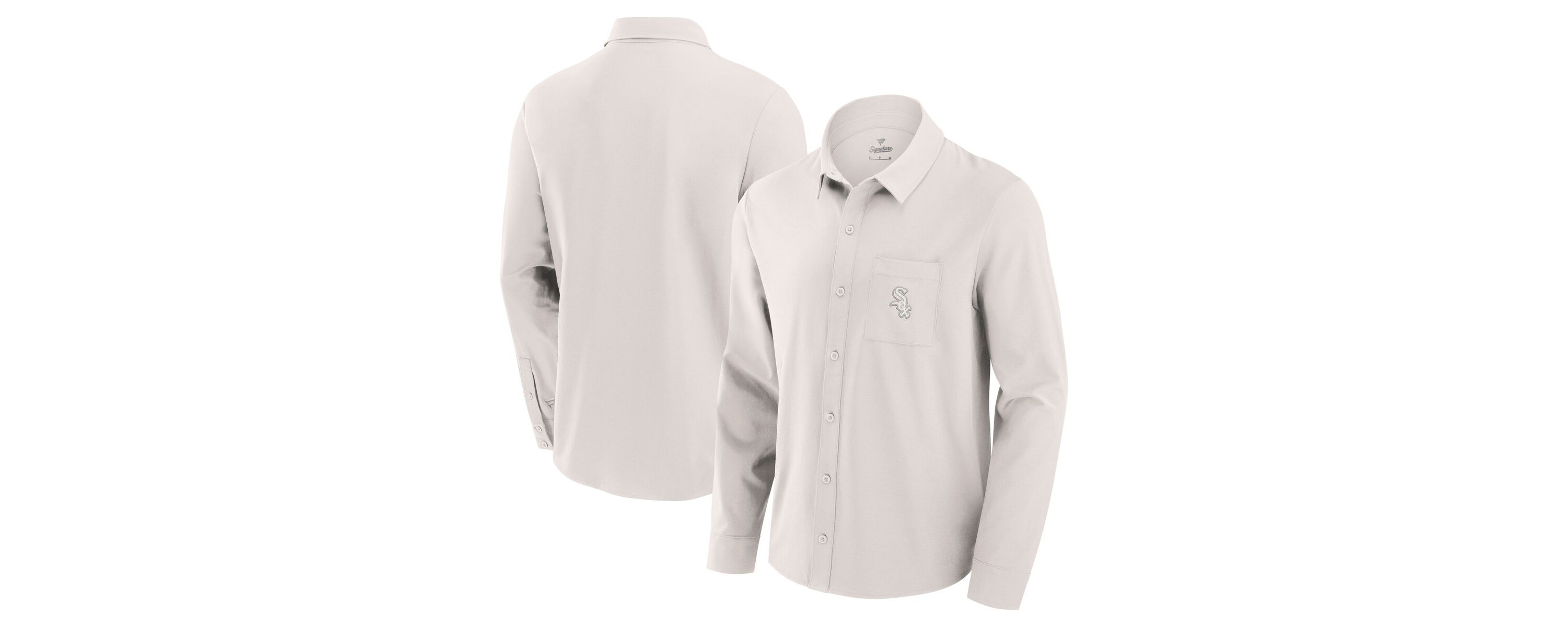 Chicago White Sox MLB Fanatics Chicago Sox Front Office Long Sleeve Button-Up Shirt