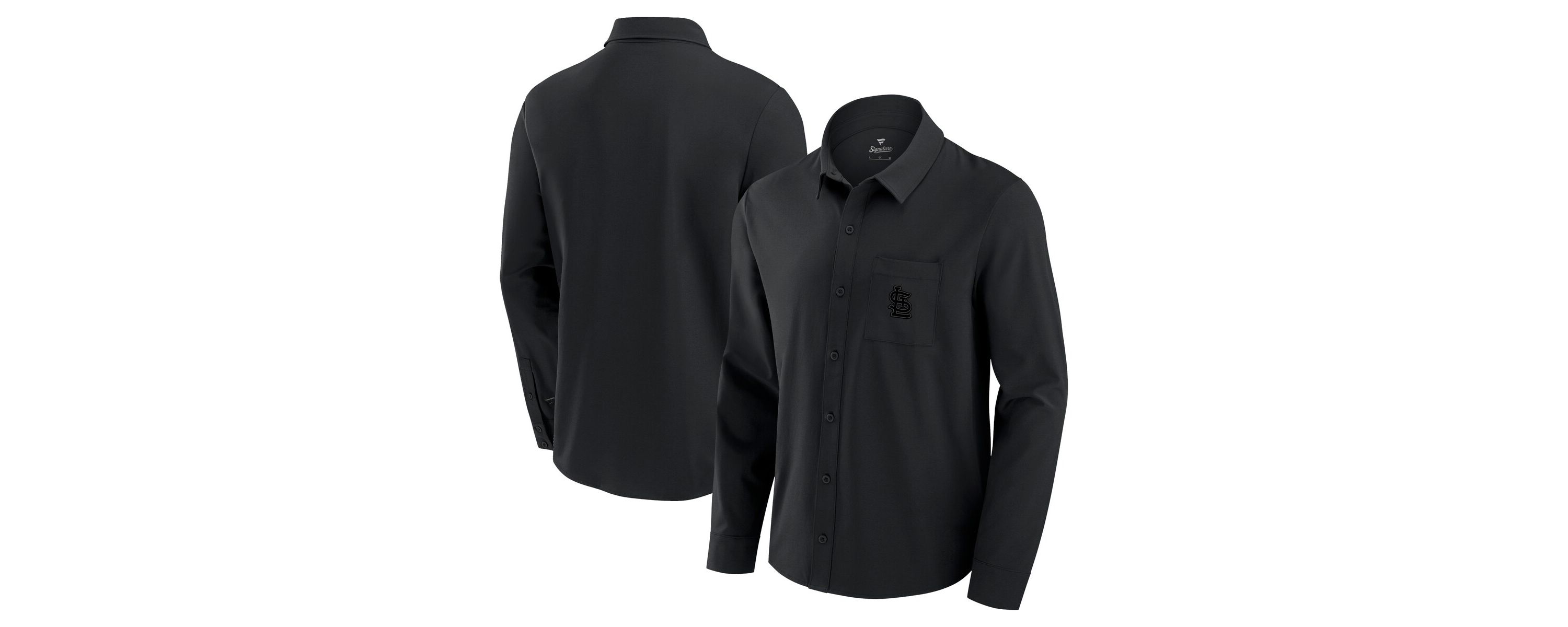 MLB Fanatics St. Louis Cardinals Front Office Long Sleeve Button-Up Shirt